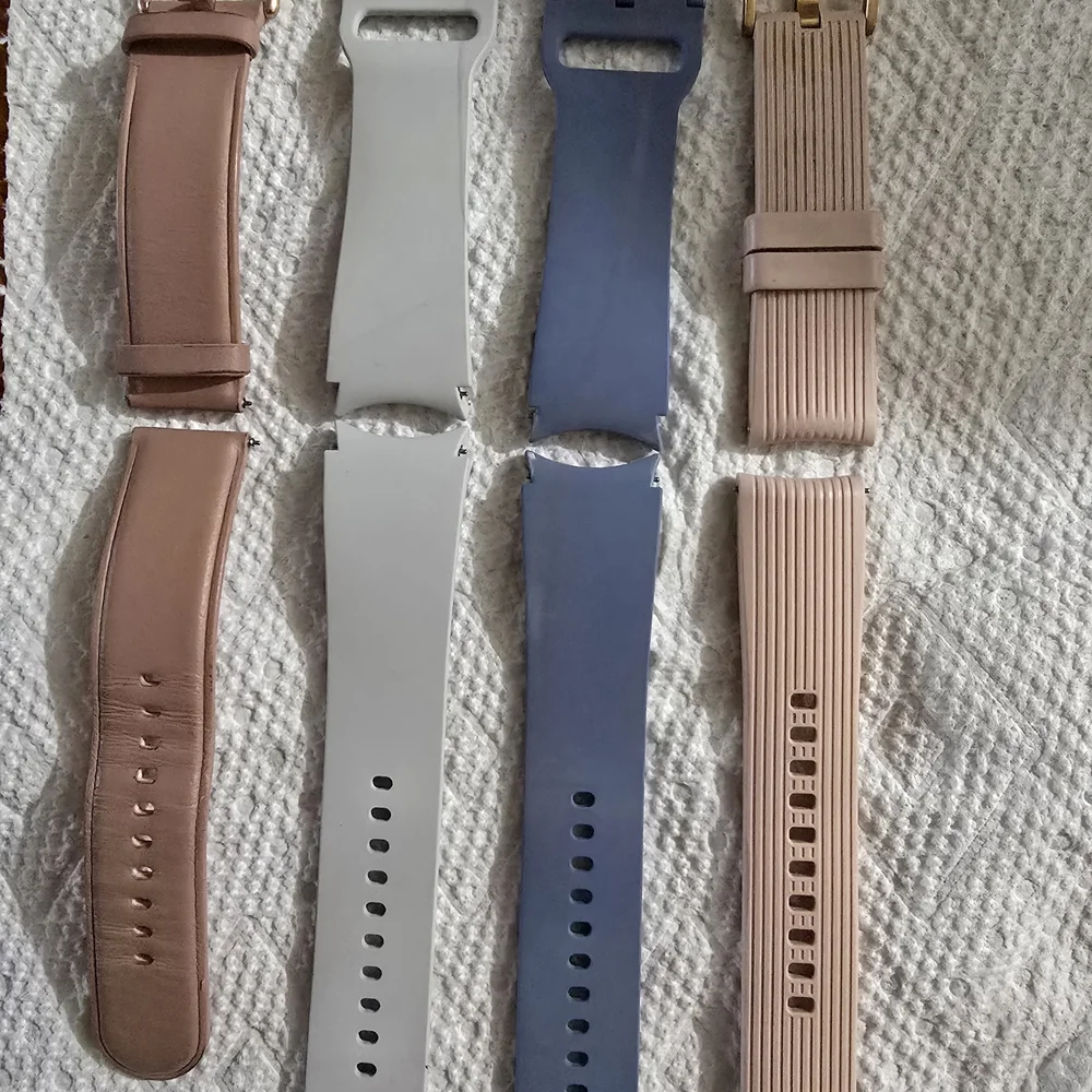 Set of Four Watch Bands in Neutral Tones 20mm Galaxy Watch